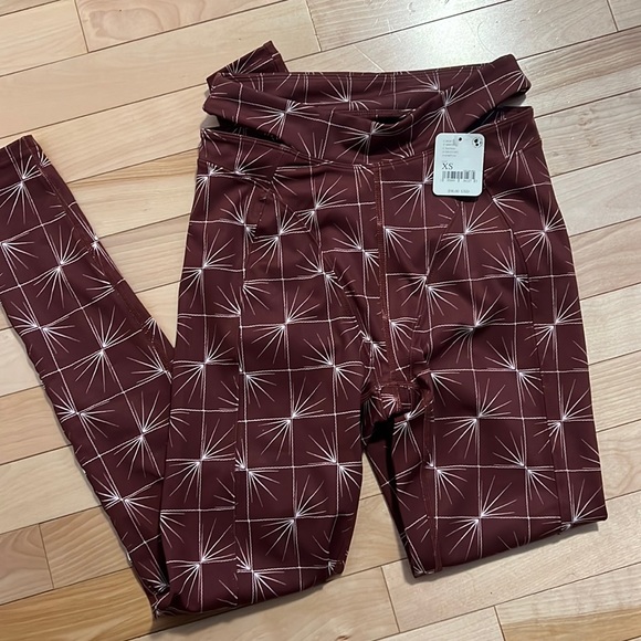 BNWT free people high rise ankle sneak peak leggings - Picture 2 of 5